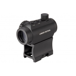 Lancer Tactical 1x22mm Red Dot Reflex Sight with Lower 1/3 Co-witness Mount w/ 2 Mounts (Color: Black)