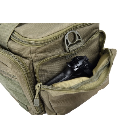 Lancer Tactical Shooter's Competition Range Bag (Color: OD Green)