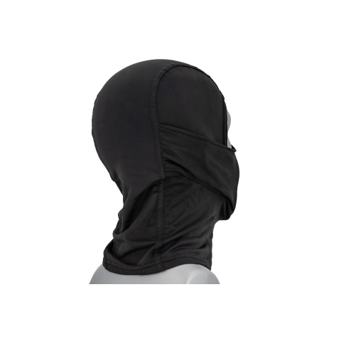 Lancer Tactical Shadow Warrior Hood Mesh Balaclava Face Mask (Color: Black)