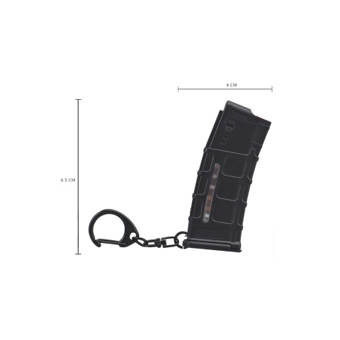 Tactical Detachable Mini 5.56 Magazine Keychain (Color: Black)
