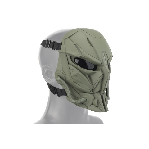 Chastener II Full Face Mask (Color: Green)