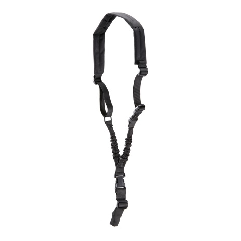 Lancer Tactical Heavy Duty Foam Padded Two Point Sling w/ QD Buckle (Color: Black)