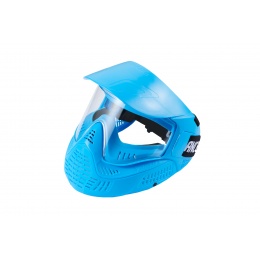 Lancer Tactical Full Face Airsoft Mask with Visor (Color: Blue)