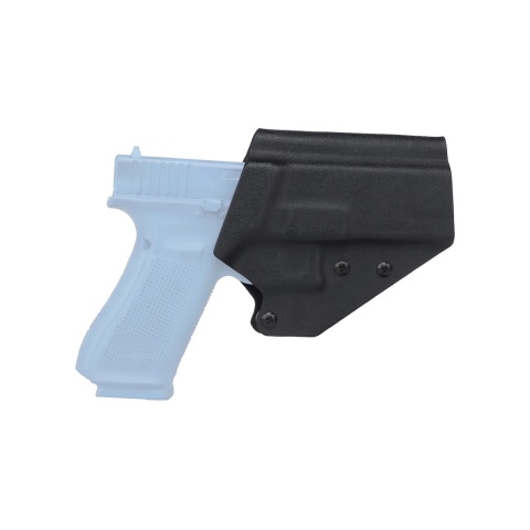 Lightweight Kydex Tactical Holster for Glock 17, 19, 19X, 45 with G-01 Lights (Color: Black)