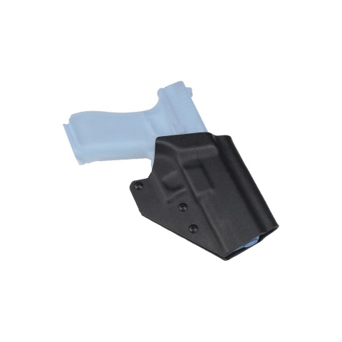 Lightweight Kydex Tactical Holster for Glock 17, 19, 19X, 45 with G-01 Lights (Color: Black)