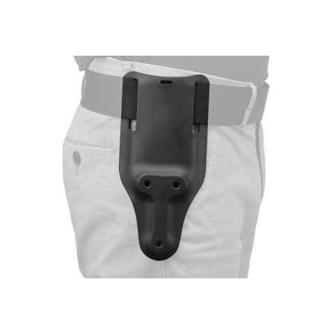 Tactical Long Belt Loop Holster Platform (Color: Black)