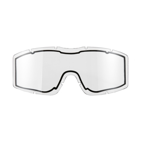 Lancer Tactical Double Pane Replacement Lens for CA-223 Goggles (Color: Clear)
