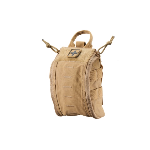 Lancer Tactical MOLLE Quick Response Medical Pouch (Color: Coyote Brown)