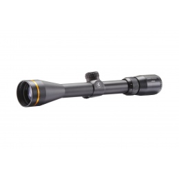 Lancer Tactical 3-9x40 Scope with Gold Ring and Mount (Color: Black)