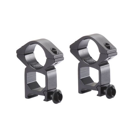 Lancer Tactical 1.5-5x20 Illuminated Rifle Scope with Mounts (Color: Black)