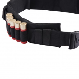 Lancer Tactical Shotgun Shell Battle Belt (Color: Black)