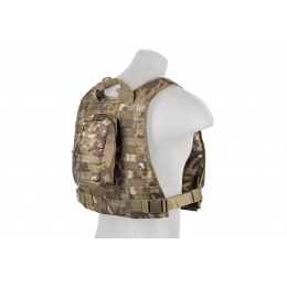 Lancer Tactical Ballistic 600D Nylon Tactical Vest (Color: Camo-Tropic)
