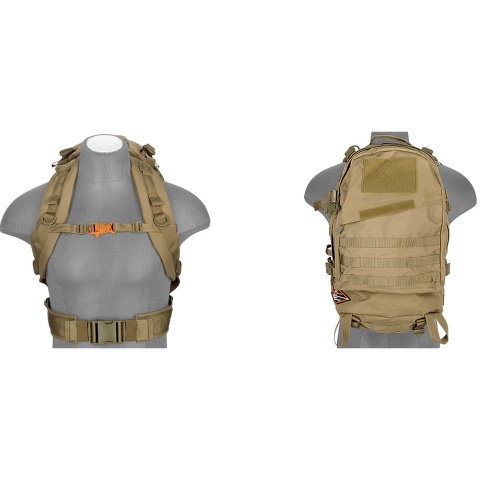 Lancer Tactical 3-Day Assault Pack (Color: Tan)