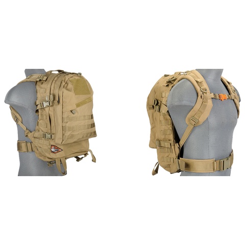 Lancer Tactical 3-Day Assault Pack (Color: Tan)