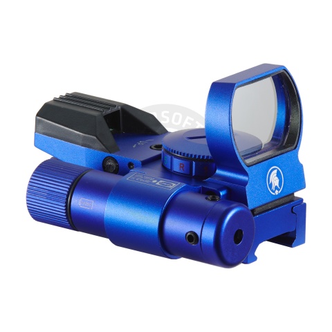 Lancer Tactical Red / Green Dot Reflex Sight and Laser (Color: Blue)