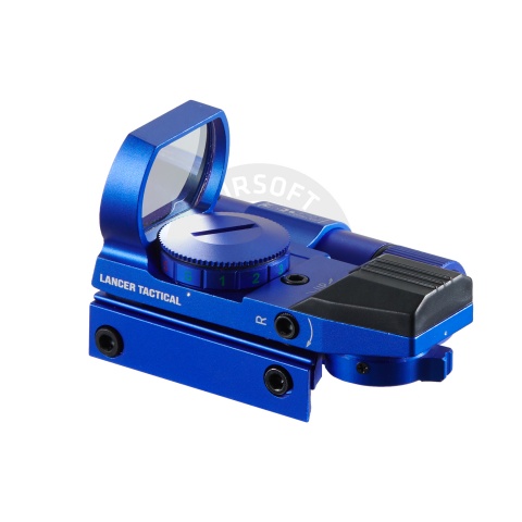 Lancer Tactical Red / Green Dot Reflex Sight and Laser (Color: Blue)