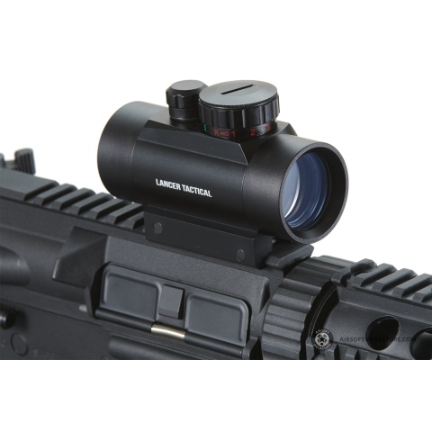 Lancer Tactical Airsoft Tactical B-Style Red/Green Dot Sight - BLACK