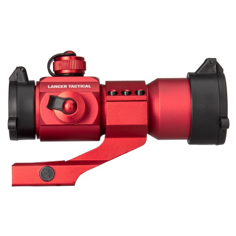 Lancer Tactical Red & Green Dot Cantilever Prism Scope (Red)