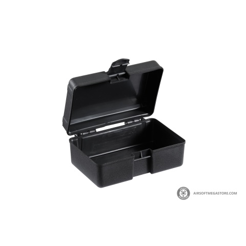 Large Polymer Storage and Tool Box Container (Color: Black)