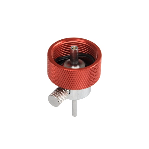 Lancer Tactical Airsoft Propane Adapter Valve - RED