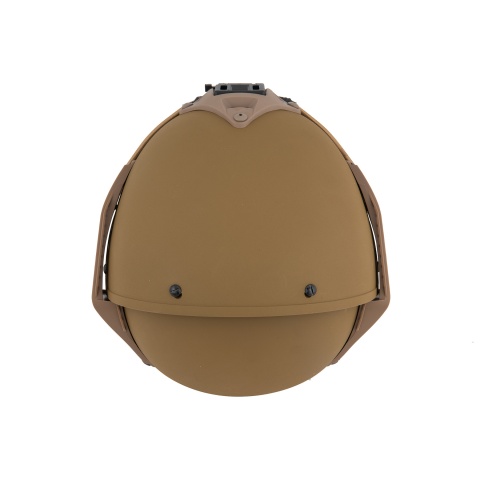 Lancer Tactical Airsoft CP AF Helmet w/ Side Rails - TAN - L/XL