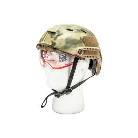 Lancer Tactical Airsoft Tactical BJ Type Basic Visor Helmet (Color: AT)