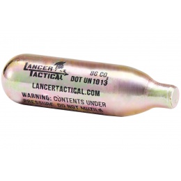 Lancer Tactical High Pressure 8 Gram CO2 Cartridges for Airsoft / Airguns (Pack of 10)