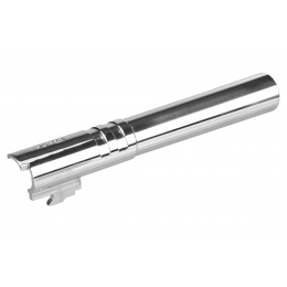 Stainless Steel Threaded Outer Barrel for 5.1 Hi-Capa Pistols (Silver) 
