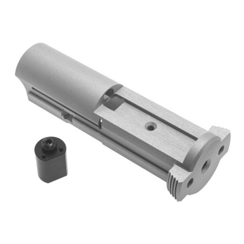 CowCow Aluminum Ultra Lightweight Blowback Unit for Action Army AAP-01 Gas Blowback Pistols (Color: Silver)