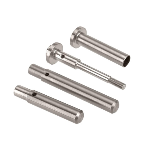 COWCOW CNC Stainless Steel Adjustable Spring Guide Rod for TM Hi-Capa Pistols (Silver)