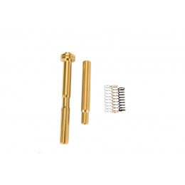 COWCOW CNC Stainless Steel Adjustable Spring Guide Rod for TM Hi-Capa Pistols (Gold)