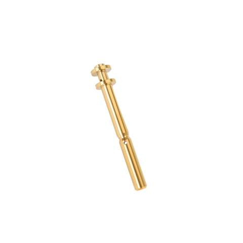 COWCOW CNC Stainless Steel Adjustable Spring Guide Rod for TM Hi-Capa Pistols (Gold)