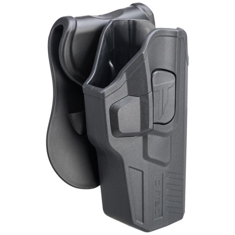 Cytac Hard Shell Adjustable Holster for Glock 17 Series Pistols (Color: Black)