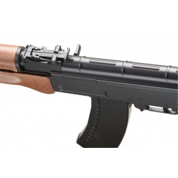 WellFire Airsoft Polymer AK47 AEG Rifle - BLACK/WOOD