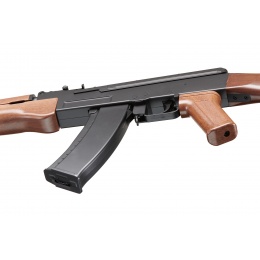 WellFire Airsoft Polymer AK47 AEG Rifle - BLACK/WOOD