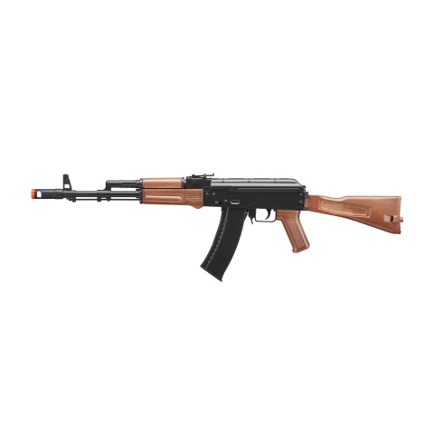 Wellfire Airsoft D74 Plastic AK-74 AEG - BLACK & WOOD