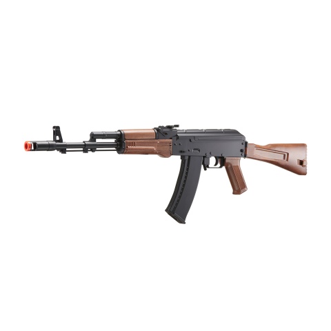 Wellfire Airsoft D74 Plastic AK-74 AEG - BLACK & WOOD