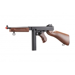 WellFire D98 M1A1 WWII Airsoft SMG AEG (Color: Faux Wood)