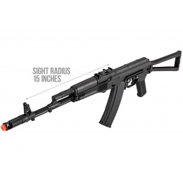 Double Bell Metal Body AKS-74N Airsoft AEG Rifle w/ Folding Stock (Color: Black)