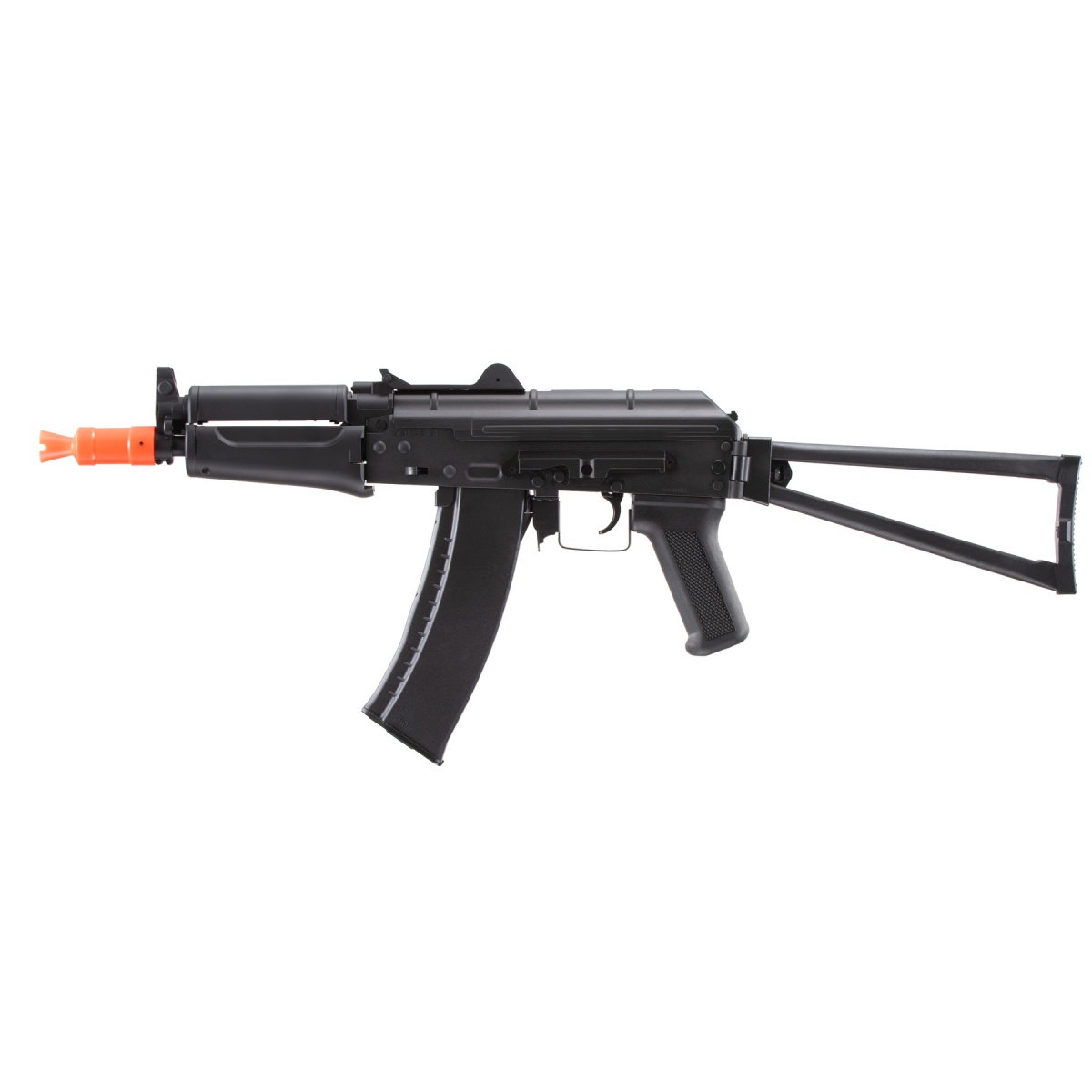 Double Bell AK74U AEG Airsoft AEG w/ Folding Stock (Color Black