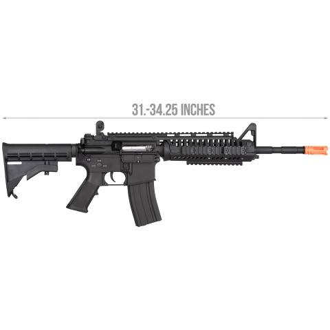 Double Bell M4 Tactical-System AEG Full Metal Airsoft Rifle - BLACK