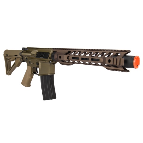 Double Bell M4 12-Inch RIS Airsoft AEG Rifle (Tan)