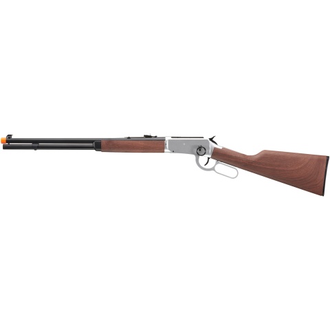 Double Bell M1894 CO2 Powered Lever Action Airsoft Rifle (Color: Silver / Imitation Wood)