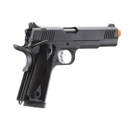 Double Bell M1911 Green Gas Blowback Airsoft Pistol w/ Silver Accents (Color: Black)