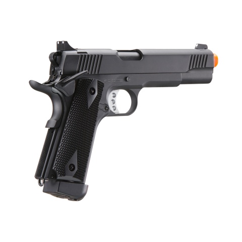 Double Bell Co2 M1911 Blowback Airsoft Pistol w/ Silver Accents (Color: Black)
