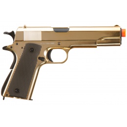 Double Bell Green Gas M1911 GBB Airsoft Pistol Type 1 (Low Velocity) - Gold