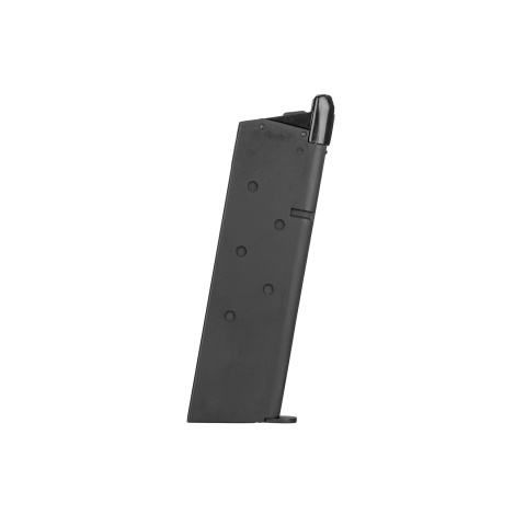 Double Bell 24 Round Single Stack Green Gas Magazine for MEU/M1911 Airsoft Pistols (Color: Black)