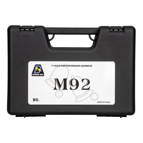 Double Bell M92 U.S. Army Gas Blowback Airsoft Pistol - BLACK