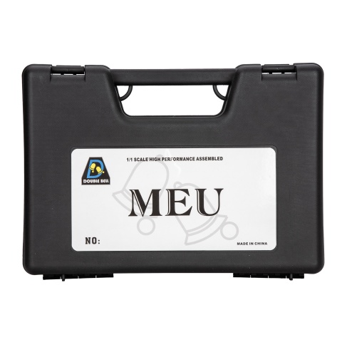 Double Bell M1911 Gas Blowback MEU Airsoft Pistol [Polymer] - BLACK