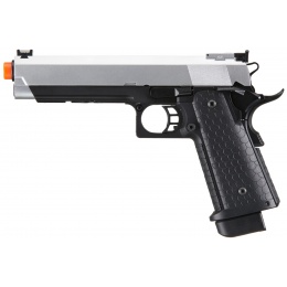 Double Bell Green Gas Hi-Capa 5.1 Gas Blowback Airsoft Pistol w/ Silver Slide